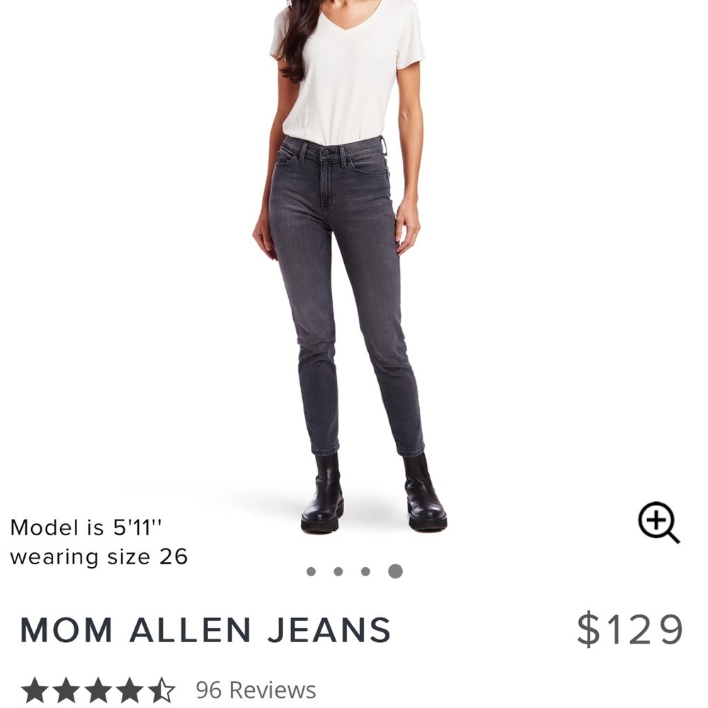 Mom Allen Jeans Women's Skinny Jeans - Black